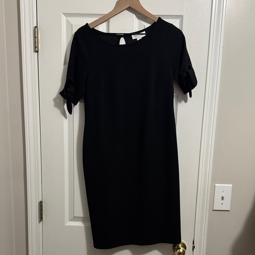 Motherhood Classic Black Midi Dress